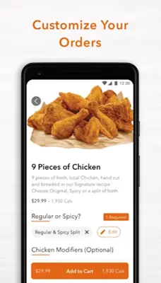 Mary Brown’s Chicken android App screenshot 1