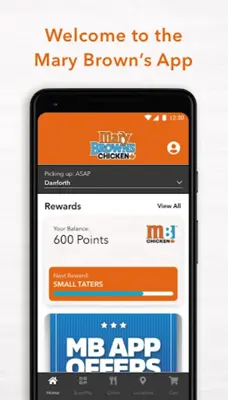 Mary Brown’s Chicken android App screenshot 5